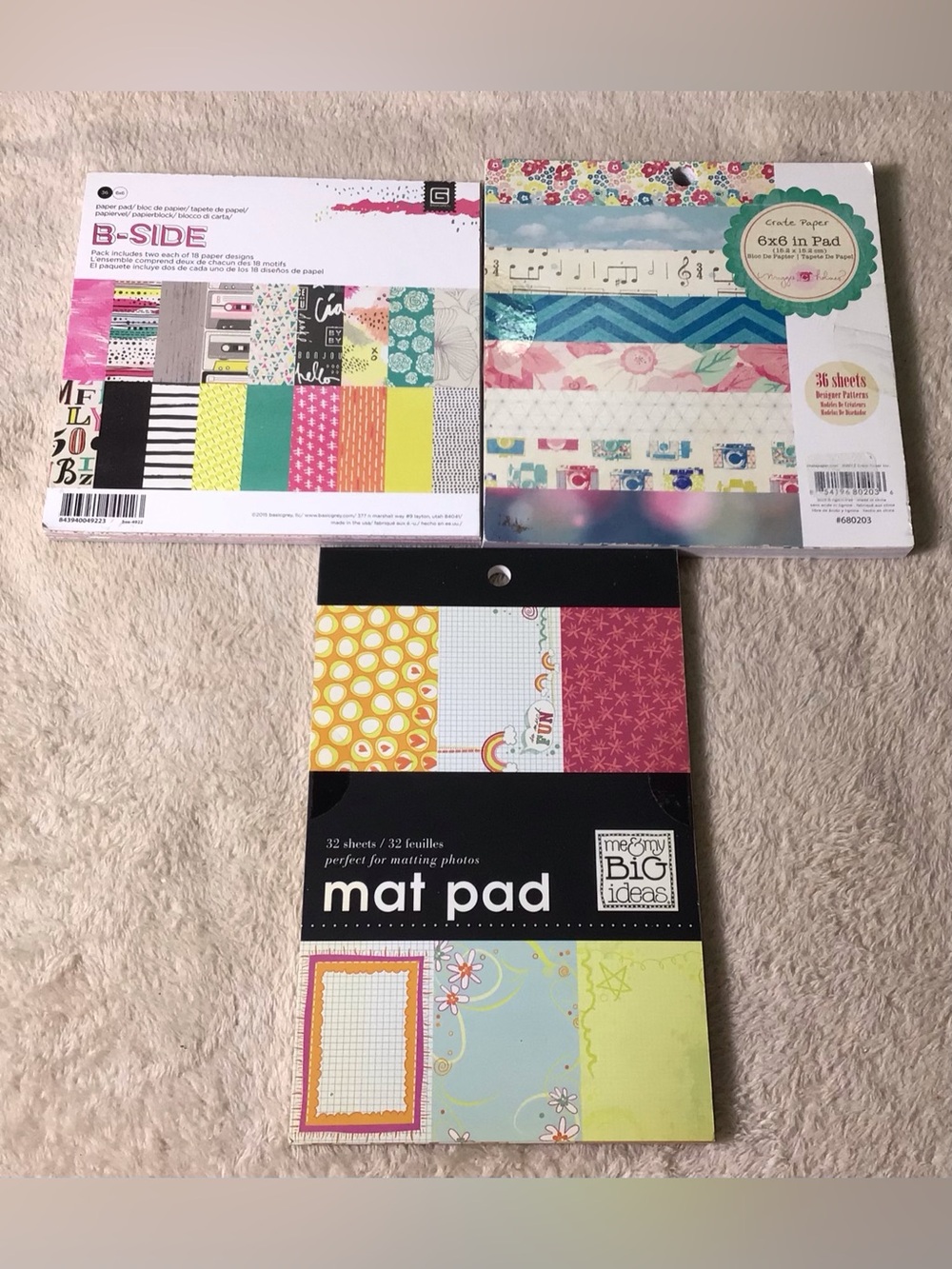 Paper Pads - set of 3
